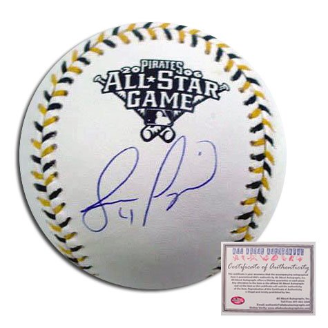 Jose Lopez Seattle Mariners MLB Hand Signed Rawlings 2006 All-Star Baseball