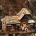 Department 56 Snow Village Halloween Rickety Railroad Station