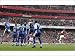 Photographic Prints of Robin van Persie (Arsenal) watches his free kick beat the wall but go wide of from Arsenal FC Prints