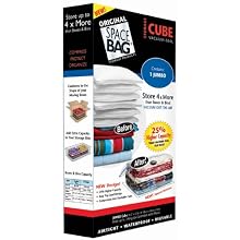 Space Bag BRS-6300 Vacuum-Seal Cube-Shaped Storage Bag, Jumbo