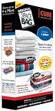 Space Bag BRS-6300 Vacuum-Seal Cube-Shaped Storage Bag, Jumbo