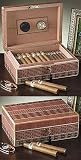Humidor - Burl Wood With Pattern Top