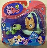 Littlest Pet Shop > Exclusive Fanciest Turtle (#769) & Brown Dog (768) in Shower Action Figure 2-PackIMAGE