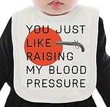 You Just Like Raising My Blood Pressure ネクタイを有する有機ビブ Medium