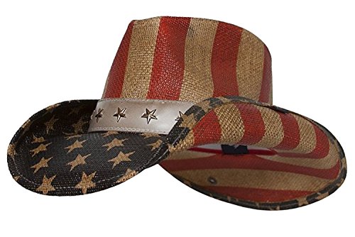 Blue Justice USA Cowboy Hat