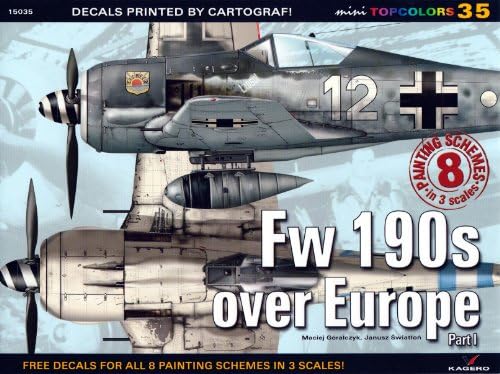 Kagero Books FW 190s Over Europe Part I Book