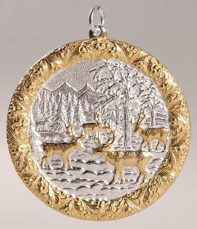 Buccellati Christmas Ornament-Sterling with Box, Collectible - 7640786