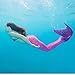 Fin Fun Mermaid Tail, Monofin, Protector Kit, Malibu Pink, Size Child 10