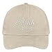 Trendy Apparel Shop Bride To Be Wedding Theme Embroidered Soft Crown Cotton Cap - Stone