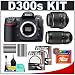 Nikon D300s Digital SLR Camera + 18-55mm + 70-300mm VR Zoom Lens + 16GB Card + (2x) EN-EL3e Battery Packs + (2x) UV Filters + Cameta Bonus Accessory Kit