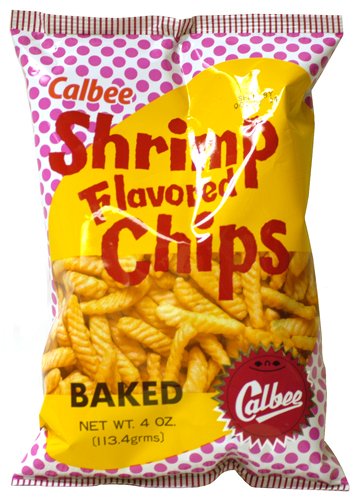 Childrens Toyshop  Gourmet Food : Calbee Shrimp Flavored Chips - 4 oz.