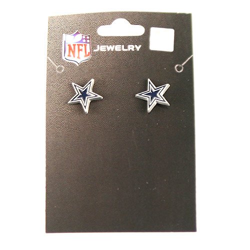 Studded NFL Earrings - Dallas Cowboys