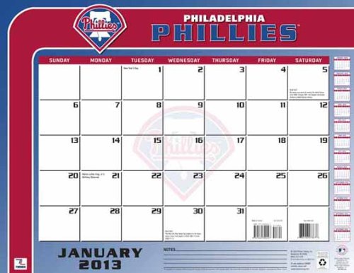 Perfect Timing - Turner 2013 Philadelphia Phillies Desk Calendar, 22 x 17 Inches (8061189) at Amazon.com
