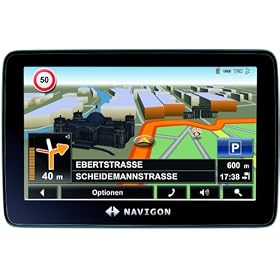 Navigon 7310 Satellite Navigation System - Europe Traffic 3D Black