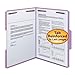Smead Fastener File Folder, 2 Fasteners, Reinforced 1/3-Cut Tab, Letter Size, Lavender, 50 per Box (12440)