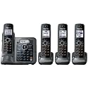 Panasonic KX-TG7644M DECT 6.0+ Link to cell PSTN ITAD 4 Handsets