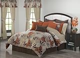 Victoria Classics Hailey 24-Piece Queen Comforter Set, Spice