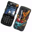 RIM BlackBerry Pearl 9100 (T-Mobile) Rubberized Snap On Protector Hard Case Image Cover "Love Is Victory" Design