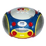 M&M M9CD1 CD Boombox (Blue)