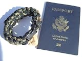 550 Paracord Bracelet W/Built In Hand Cuff Key, Fire Starter, Fishing Kit, Snare Wire Traps