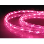 25Ft Rope Lights; Pink LED Rope Light Kit; 1.0"LED Spacing; Christmas Lighting; outdoor rope lighting