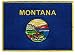 Search : Montana State Flag Embroidered Patch Iron-On MT Emblem