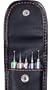 Trousse d'accessoires de manucure / pedicure de Nail Art d�co d'ongles par Cheeky: kit / set de 5 doubles pointes � d�cor pour les ongles