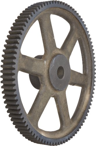 Martin C12108 Spur Gear, 14.5Â° Pressure Angle, Cast Iron, Inch, 12 Pitch, 3/4" Bore, 9.166" OD, 0.750" Face Width, 108 Teeth