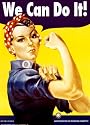 Rosie the Riveter (We Can Do It!) Art Poster Print