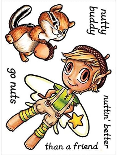 Some Odd Girl Stamps Clear Stamp Set, 4 by 3-Inch, Acorn Fairy