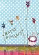 BIRTHDAY W/ HUMMINGBIRD