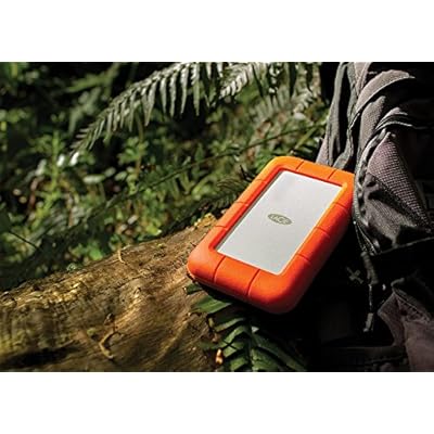 LaCie Rugged Thunderbolt LAC9000489 2TB External Hard Drive (Orange)