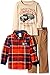 BoyzWear Boys' 3 Piece Button Down Shirt Long Sleeve Tee and Pant Set