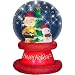 6' Peanuts Snoopy Christmas Airblown Inflatable Happy Holidays Globe with LED Lights Charlie Brown Gemmy