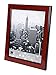Kiera Grace Abby Picture Frame, 8 by 10 Inch, Walnut Wood Grain with Black Trim