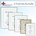 Lawrence Frames 5-Frame Bundle Of 11x14, 8.5x11, 8x10, 5x7 & 4x6