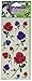10pcs/package hot selling temporary tattoo stickers various designs including colorful flowers and butterflies/red roses/red peony/black flowers and black butterflies/etc.