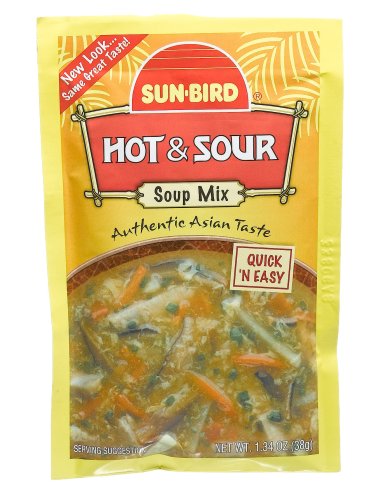 Sun Bird Soup Mix, Hot & Sour, 1.34-Ounce Packets (Pack of 24) by Sun Bird