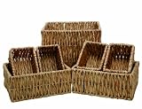 Siena Garden 656119 Boxenset 7er, Singleflechtung, Wasserhyazinthe