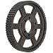 Martin 72H300 SF J-3 Style, 1/2" Pitch, Heavy, 2" Wide Belts, SF QD Bushing Timing Pulley QD