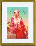 Gold Framed/Matted Print 17x23, The Woman of Samaria