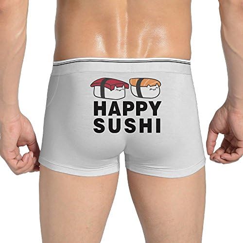 Mens Happy Sushi Family Japan Food Low-Rise Boxer Brief Underwear