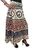 Indian Wrap Skirt Long Cotton Peacock Printed Boho Designer Wrap Around Skirt