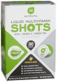 NutriVite Citrus Flavor Liquid Multivitamin Shots, 0.3-Ounce Packet 30 Count Box