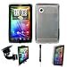 Clear TPU Durable Protective Skin Cover Carrying Case Accessories for HTC Flyer 3G WiFi HotSpot GPS 