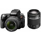 Sony SLT-A55VY SLT-Digitalkamera (16 Megapixel, Live View, Full HD, 3D Sweep Panorama) Kit inkl. 18-55 mm und 55-200 mm Objektivenvon "Sony"