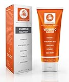 OZNaturals Facial Cleanser Contains Powerful Vitamin C - This Natural Face Wash Is The Most Effective Anti Aging Cleanser Available - Deep Cleans Your Pores Naturally For A Healthy, Radiant Glow!