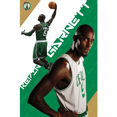 (24x36) Boston Celtics (Kevin Garnett) Sports Poster Print