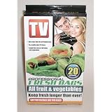 Professional Green Fresh Food Produce Storage Bags by 
