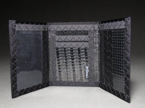 Carbon Fiber Velcroless Trifold ID Sports Wallet
